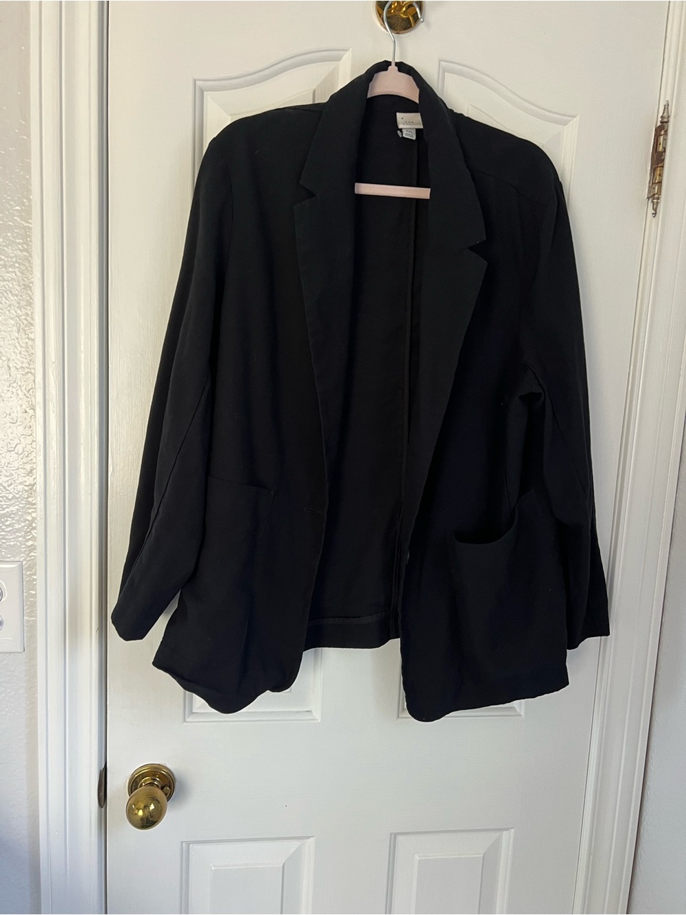 a new day Black Open-Front Women's Blazer Jacket